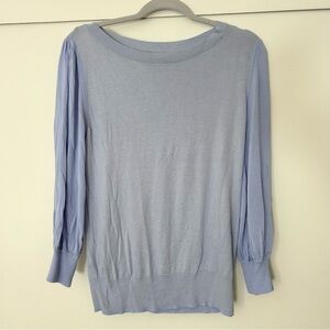 Banana Republic Periwinkle MultiFabric Top